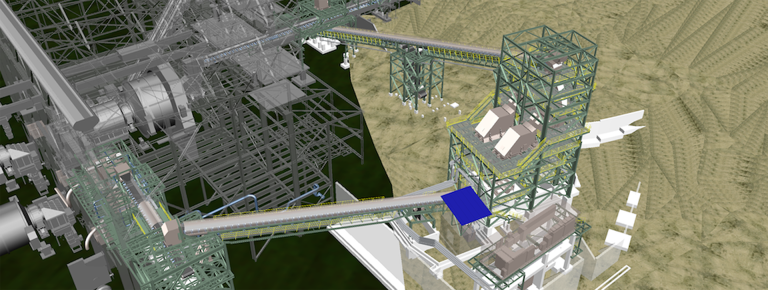 Ingeniería Conceptual y de Detalle para la Construcción del By-Pass al Molino Principal SAG en la zona de Molienda para Compañía Minera Antamina